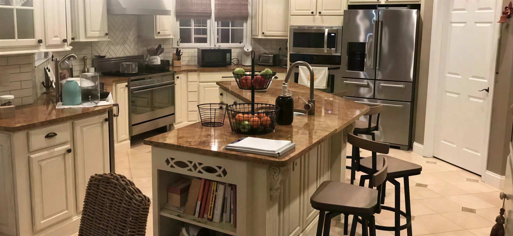 A New Angle Kitchen Design image by Solstice Kitchen & Bath A New Angle Kitchen Design modern kitchen with island and granite countertops