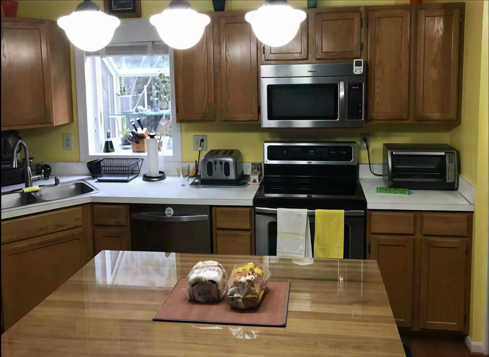 Custom Family Kitchen in Crofton modern kitchen wood cabinets island